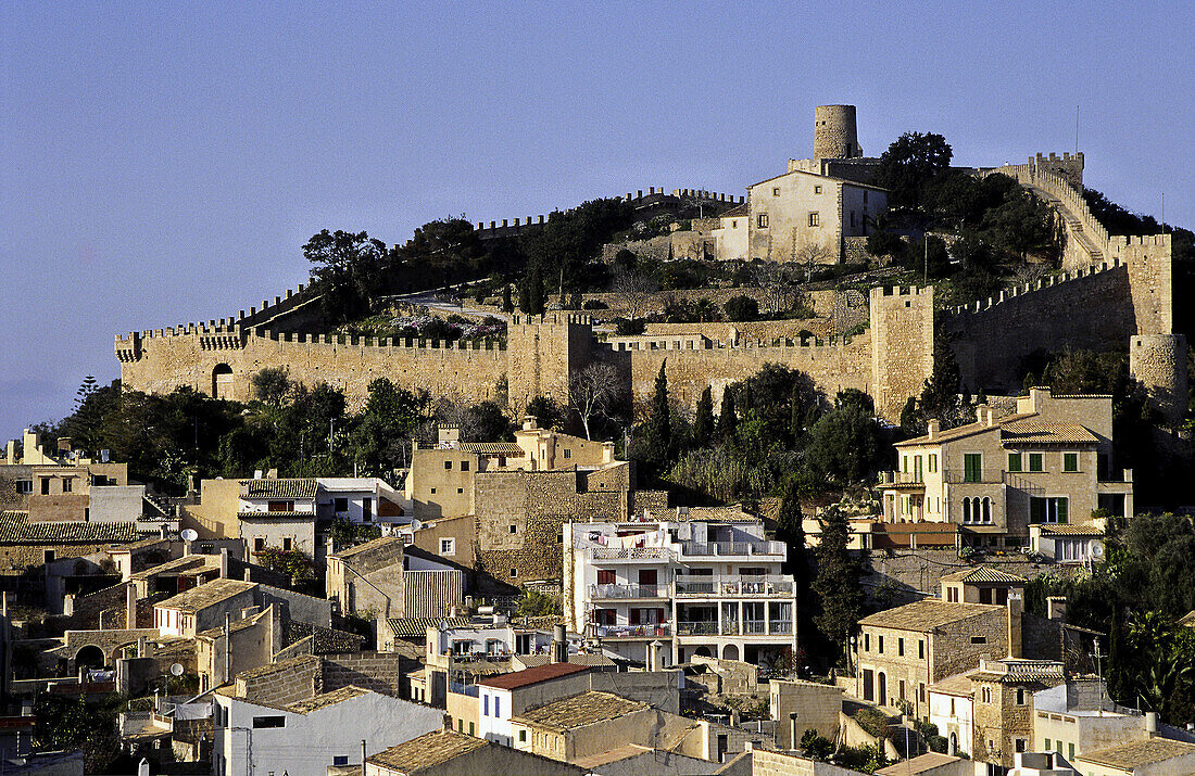 Burg (14. Jahrhundert), Capdepera. Mallorca, Balearische Inseln, Spanien