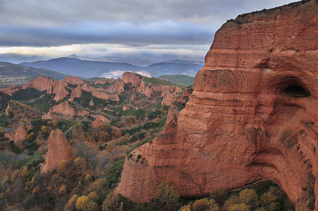 Las Médulas,  ancient roman gold mining site. León province. Spain