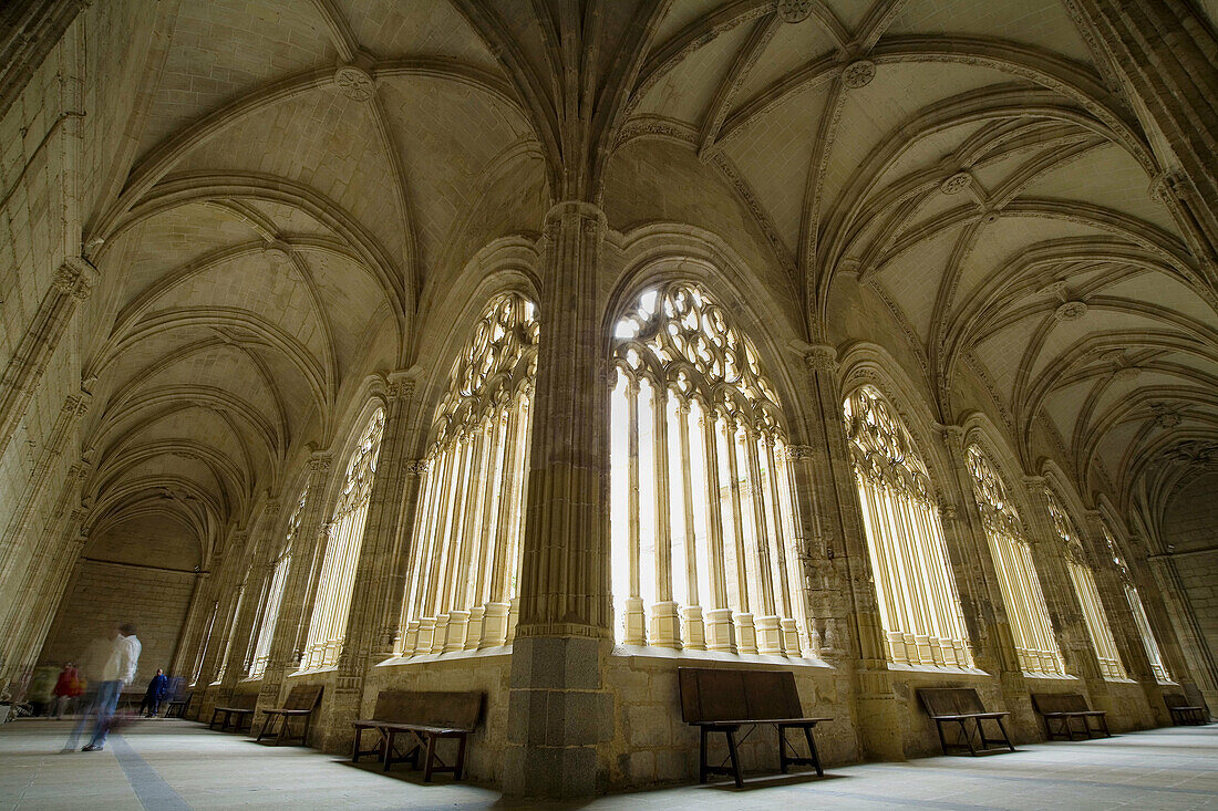 Cloister of Cathedral,  Segovia. Castilla-Leon,  Spain