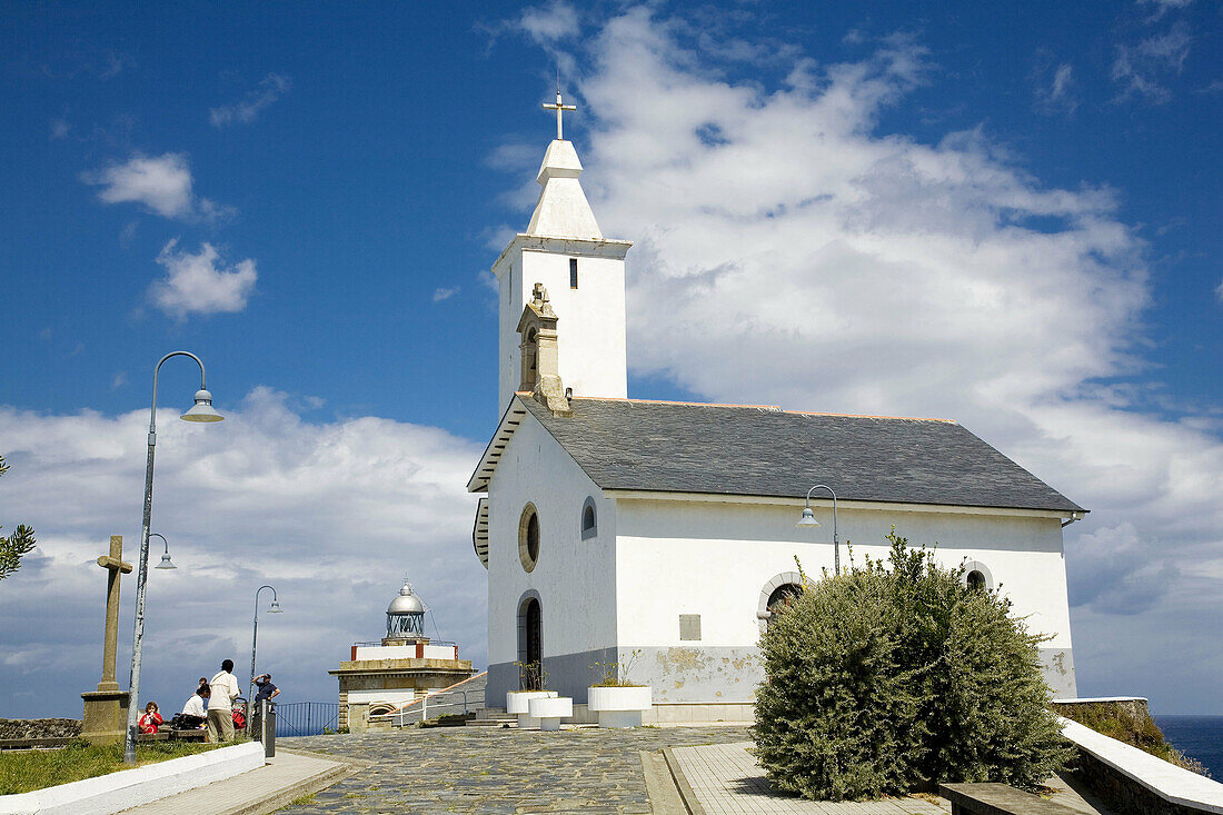 Ermita de la Atalaya (Aka Ermita de la Virgen blanca). Luarca. Asturias. Spain.