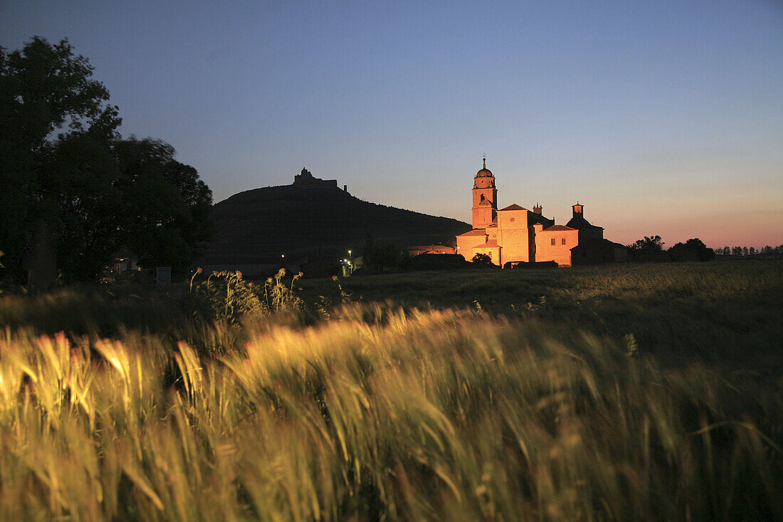 Camino de Santiago,  Castrojeriz view,  Burgos,  Spain