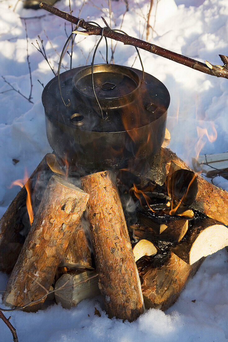 Norway Artic circle Bonfire