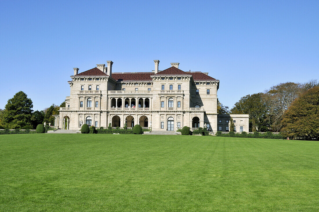 Historic Breakers Mansion in Newport,  Rhode Island once home to the Vanderbilt family