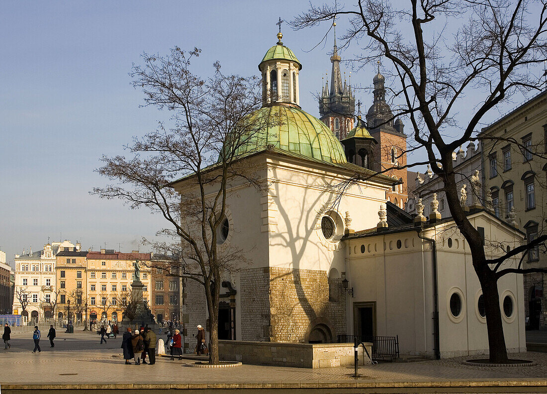 Poland Krakow St Adalbert and St Mary´s church