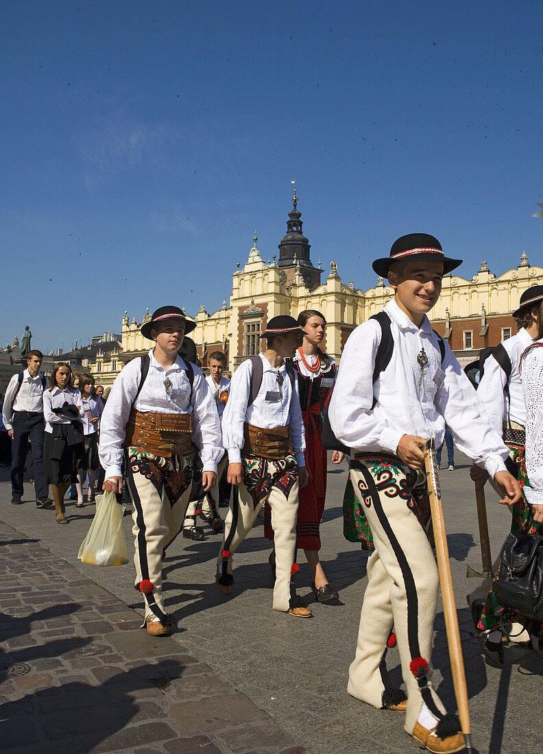 Poland Krakow traditional folk