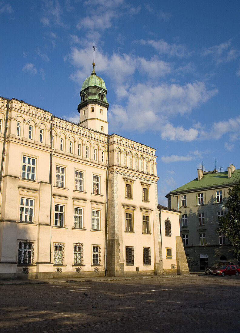Poland Krakow Town Hall at Wolnica Square,  Kazimierz district