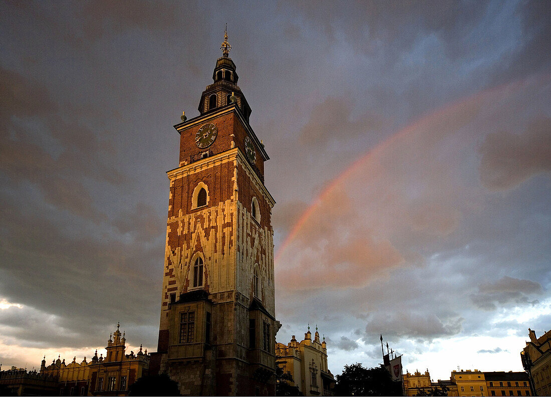 Poland Krakow,  Town Hall Tower