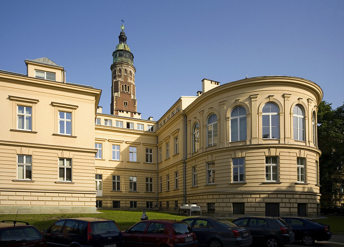 Poland Krakow,  Hospital and Jesuit church