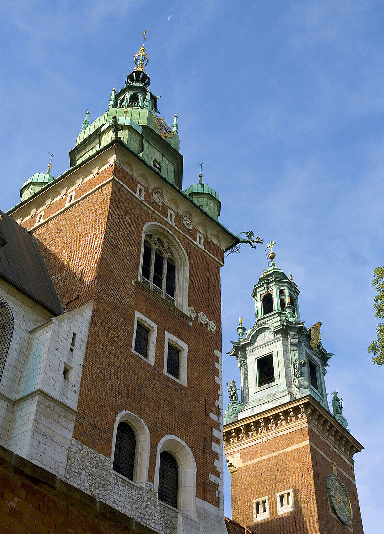 Poland,  Krakow,  Cathedral Tower,  Wawel Hill