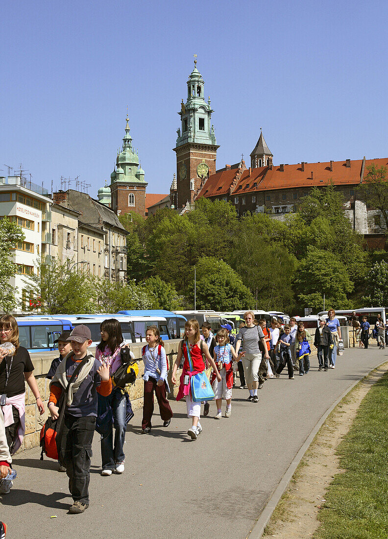 Poland,  Krakow,  Wawel Hill