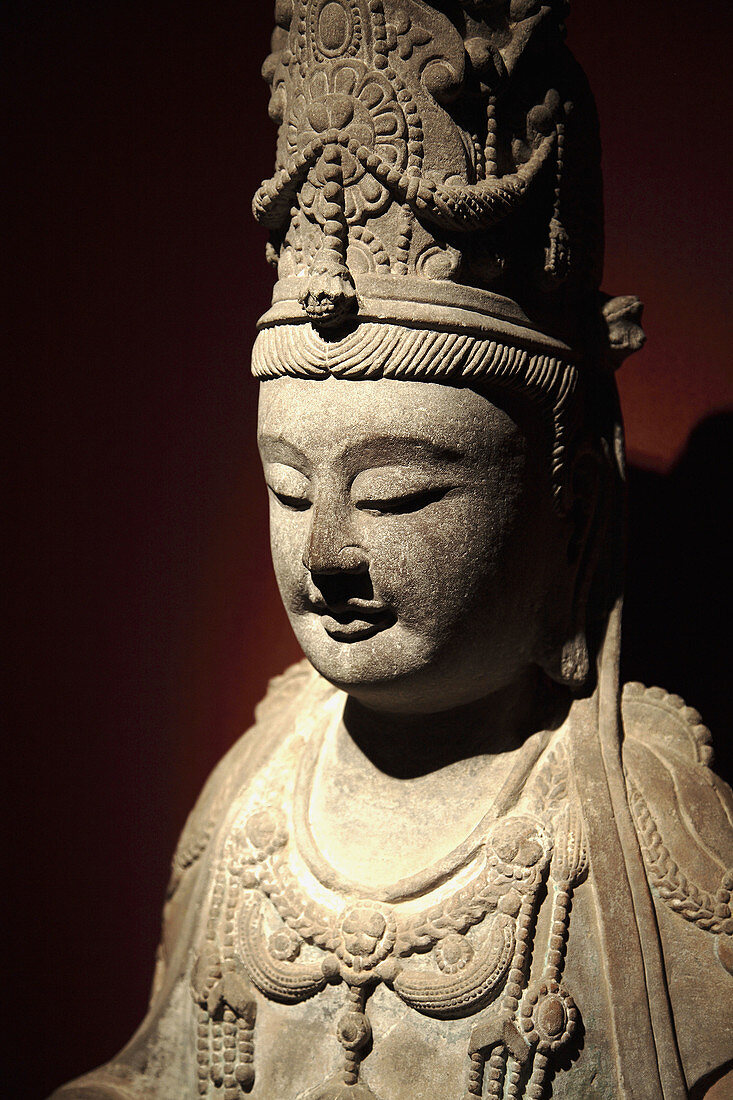 China,  Shanghai,  Shanghai Museum,  Buddha statue