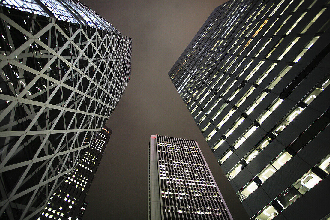 Japan,  Tokyo,  Shinjuku,  skyscrapers,  Cocoon Building