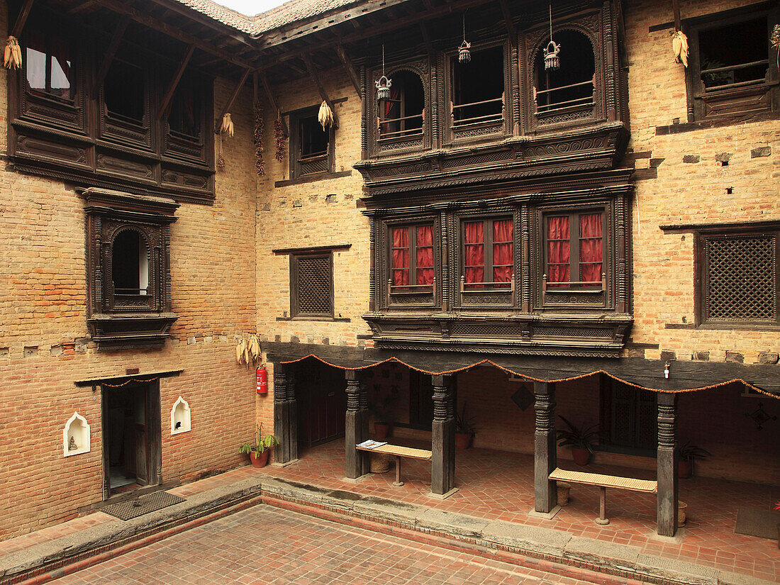 Nepal,  Kathmandu Valley,  Patan,  Newa Chen Shrestha House