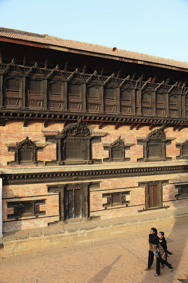 Nepal,  Kathmandu Valley,  Bhaktapur,  Durbar Square,  Palace of 55 Windows