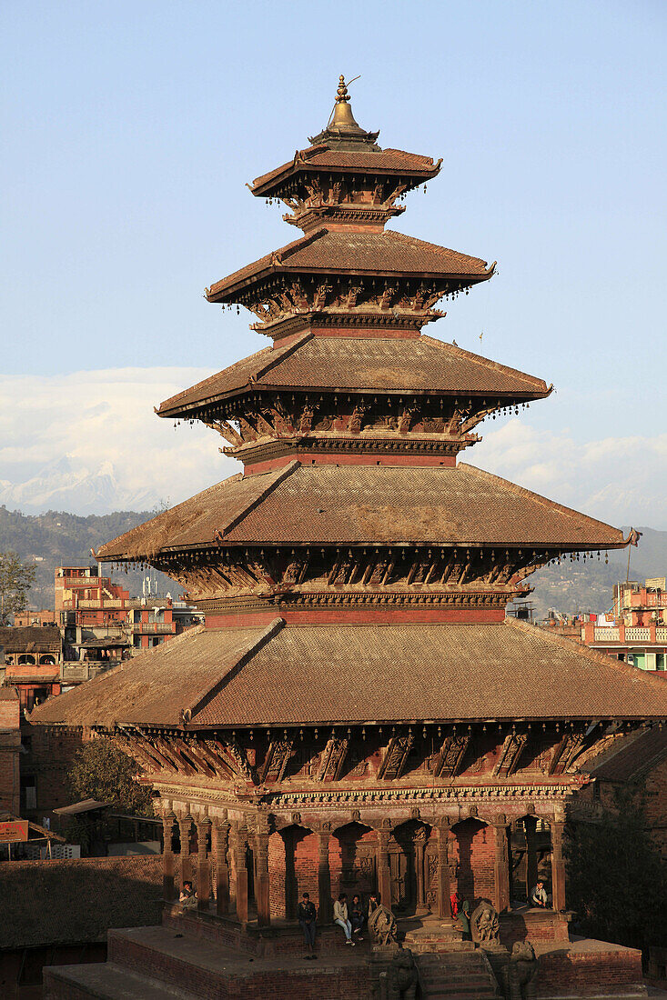 Nepal,  Kathmandu Valley,  Bhaktapur,  Nyatapola Temple