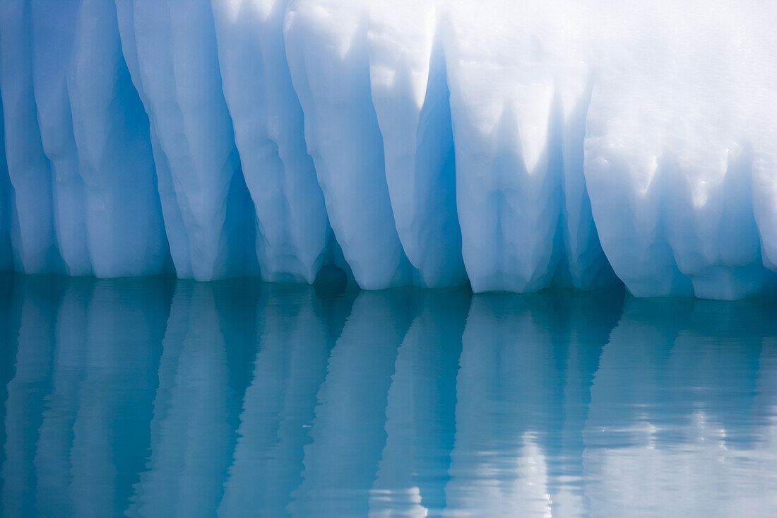 Blue iceberg at Qooroq fjord, Narsarsuaq, Kitaa, Greenland