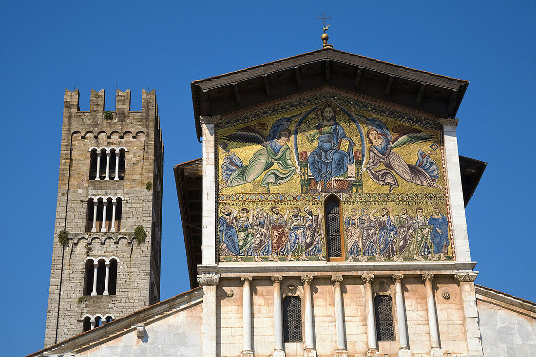 San Frediano Church,  Piazza San Frediano,  Lucca,  Tuscany,  Italy