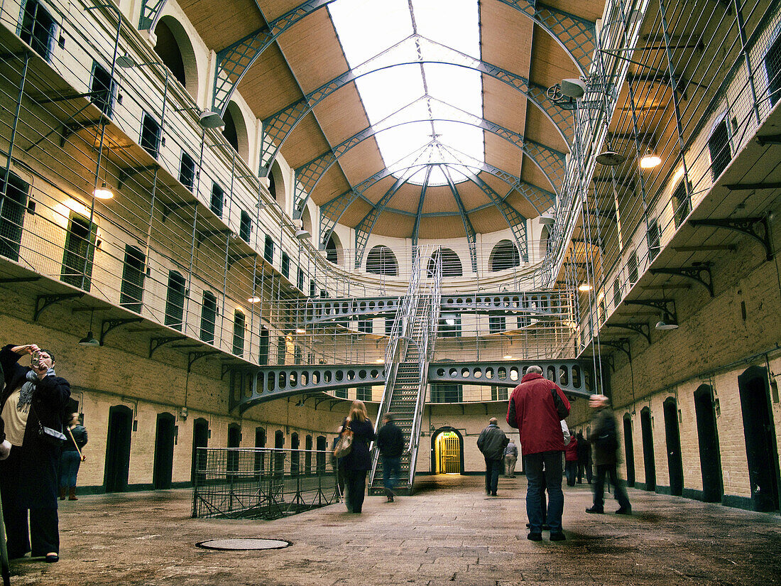 Main Court of Kilmainham jail,  Dublin,  Ireland