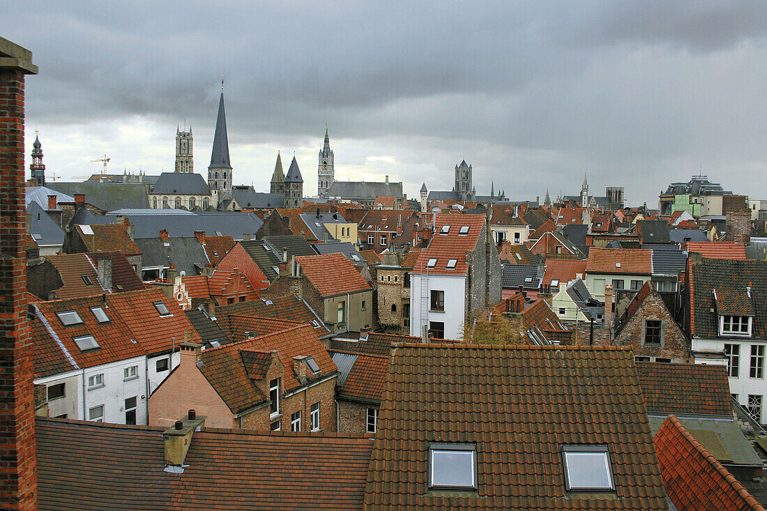rooftops of Ghent
