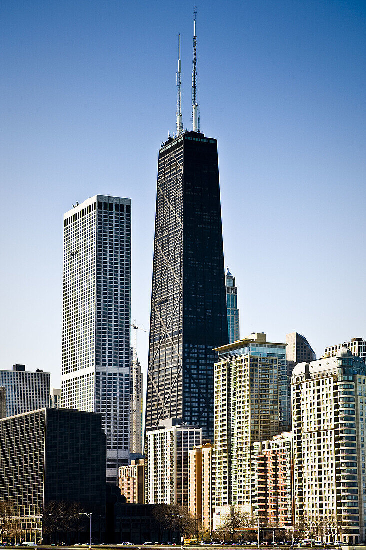 Chicago Architecture,  John Hancock Building,  Illinois,  USA