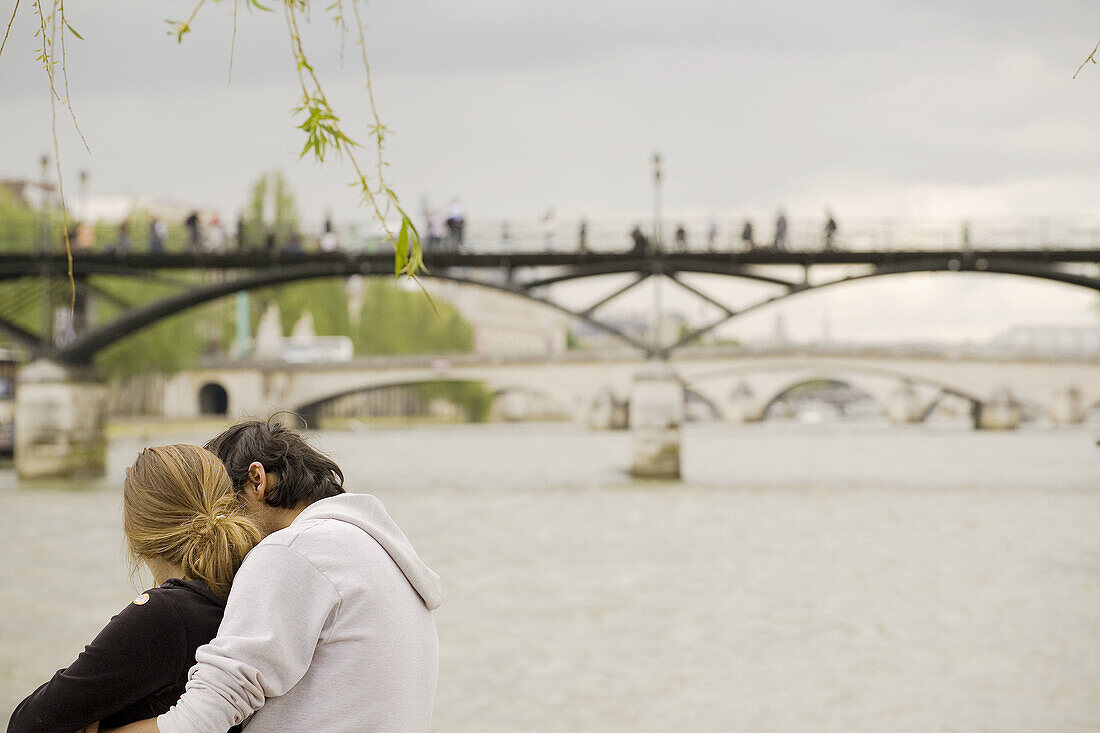 Lovers,  River Seine,  Paris,  France