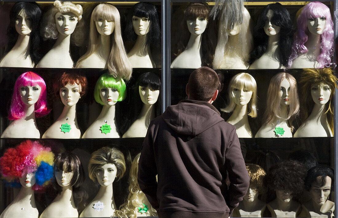 Wig store,  Dublin,  Ireland