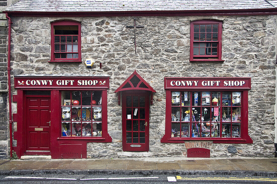 Gift shop,  Conwy,  Wales,  UK