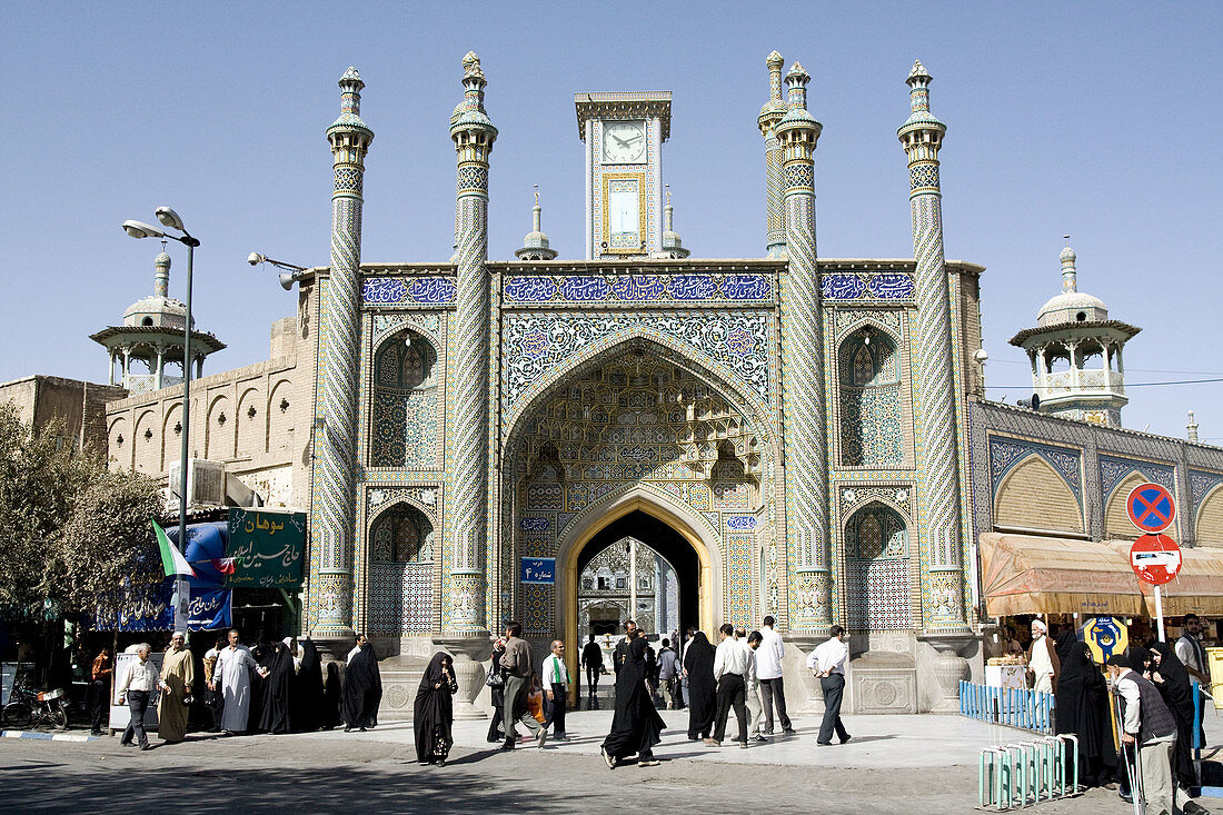 Iran,  Qom,  Shrine of Fatemeh Masoumeh,  Mar`ashi Nadjafi Street