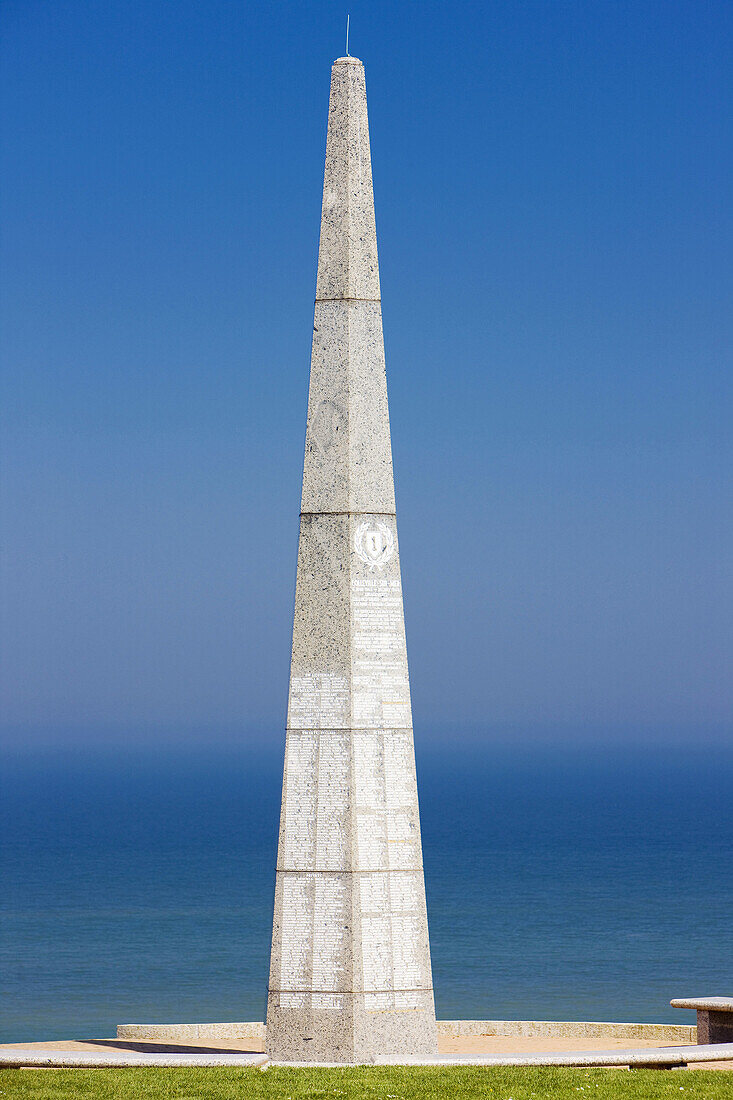 The 1st infantry division monument near Omaha Beach,  Normandy,  France