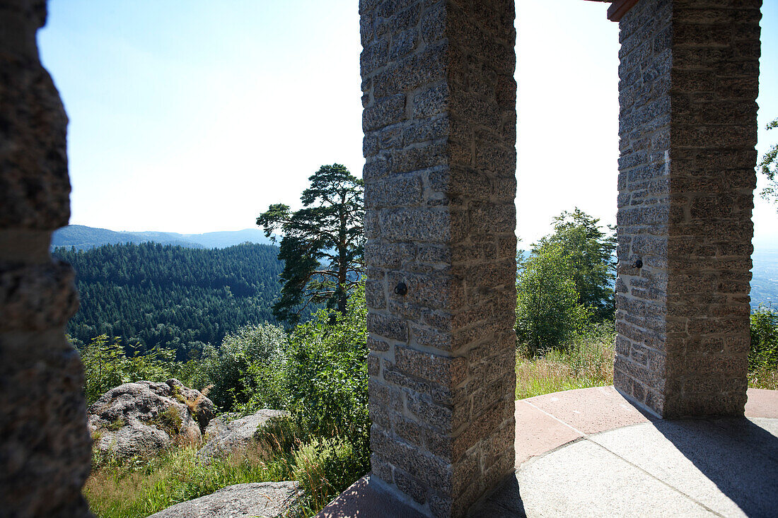 Blick über Bühlerhöhe, Schwarzwald, Baden-Württemberg, Deutschland