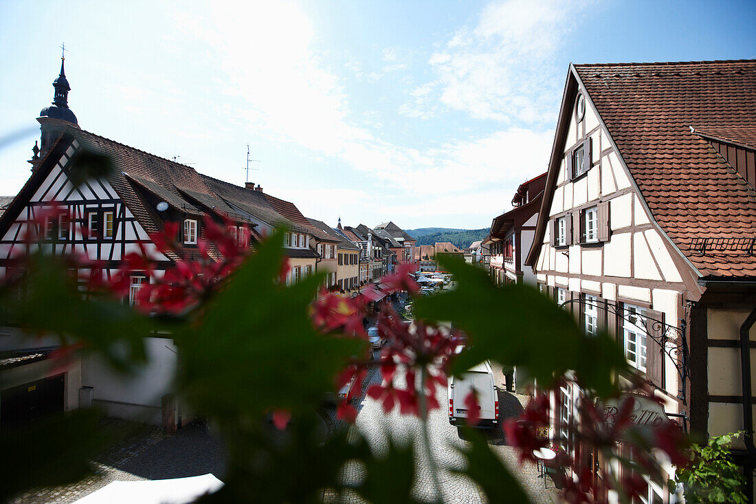 Half-timbered houses, Gengenbach, Black Forest, Baden-Wuerttemberg, Germany