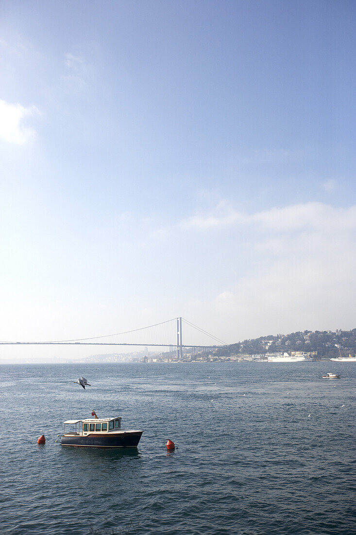 Boat on the Bosporus, Istanbul, Turkey