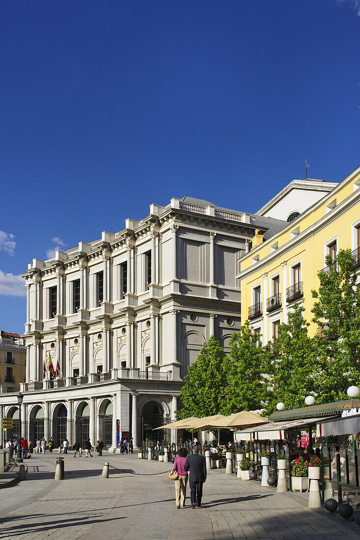 Le Café de la Opera, Plaza de Oriente, Madrid, Spanien