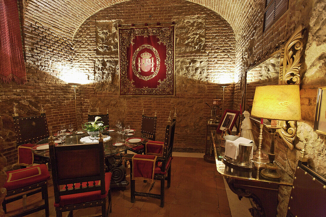 Inside the Cafe de la Opera, Plaza de Oriente, Madrid, Spain