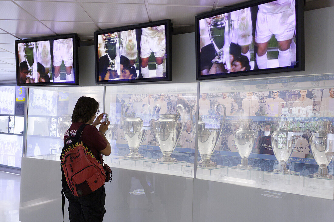 Real Madrid Museum, Santiago-Bernabeu-Stadion (UEFA-Elite-Stadion), Madrid, Spanien