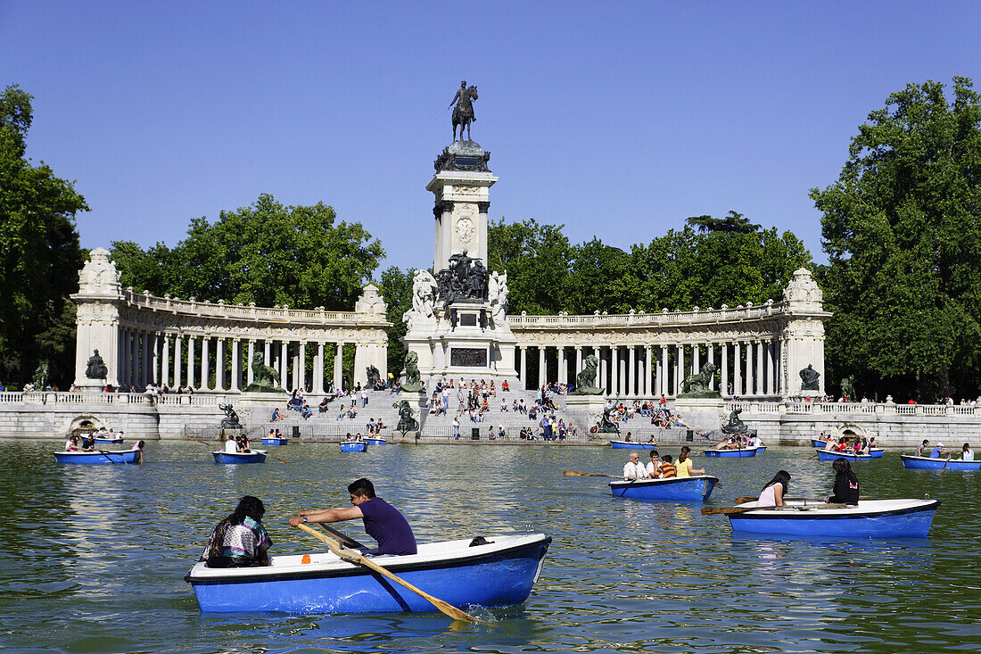 Parque del Buen Retiro, Madrid, Spanien