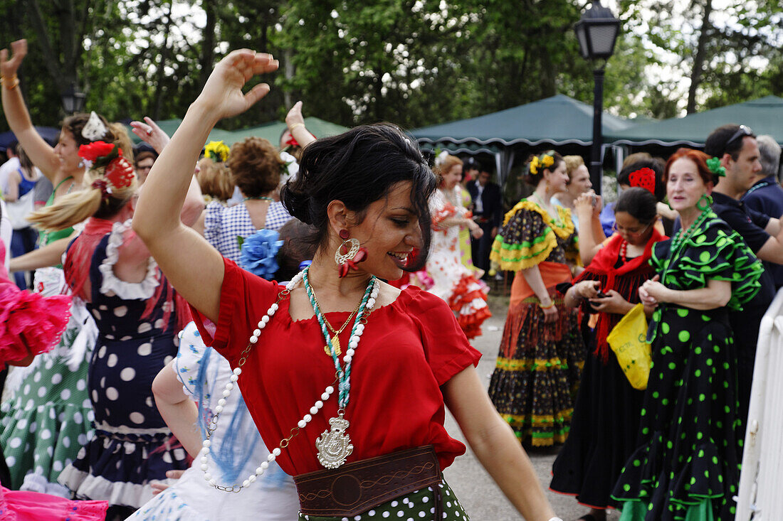 Andalusian celebration, Romeria, Madrid, Spain