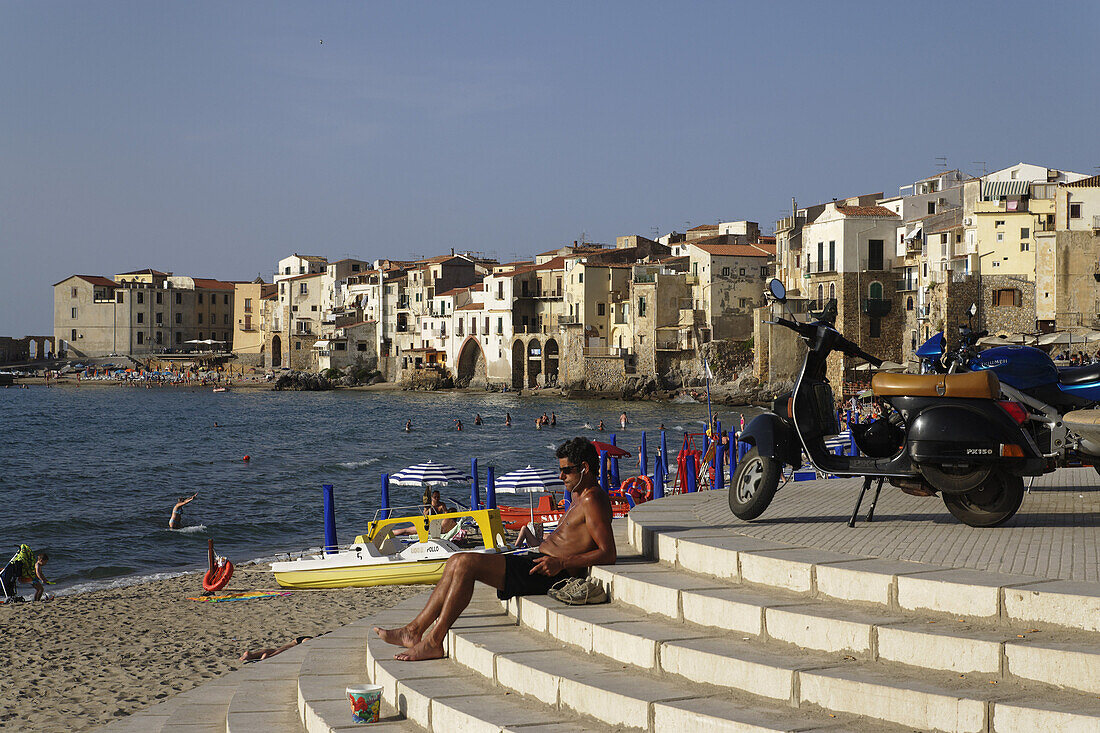 Old town of Cefalu, Sicily, Italy