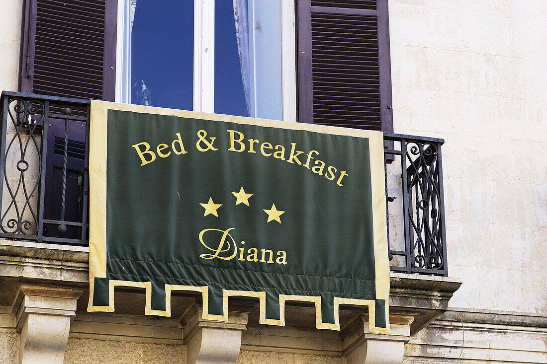 Bed and Breakfast Hotel, Syracuse, Sicily, Italy