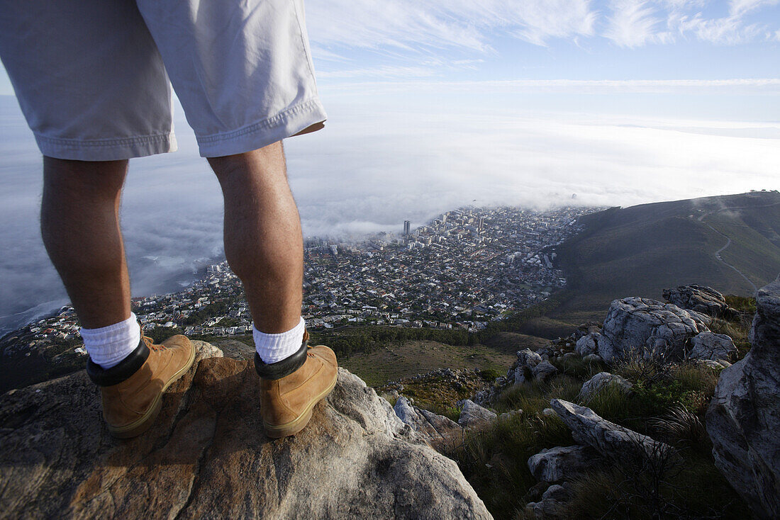 View over Capetown from Lion's Head, South Afrika
