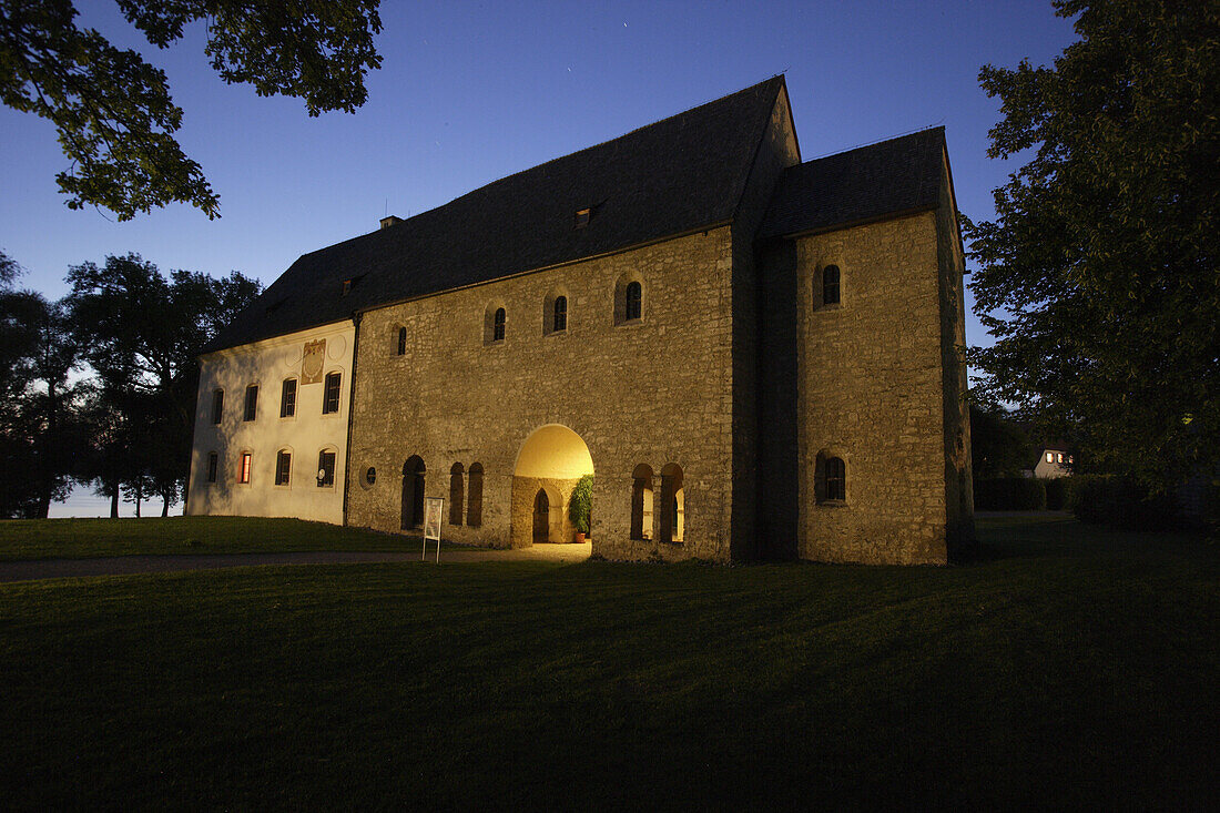 Karolingische Torhalle, Frauenchiemsee, Chiemsee, Bayern, Deutschland