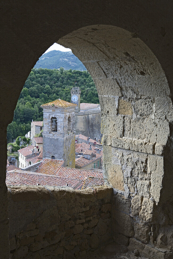 Sorano, Toskana, Italien