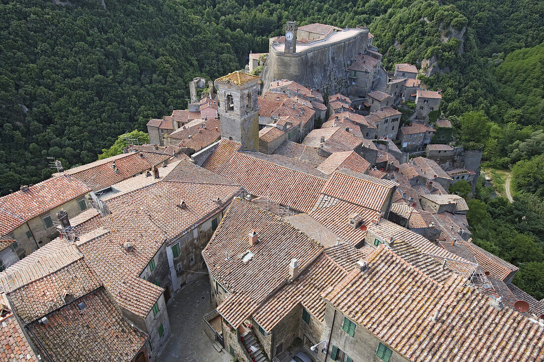 Sorano, Toskana, Italien