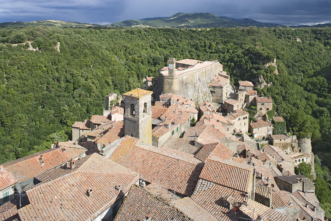 Sorano, Toskana, Italien