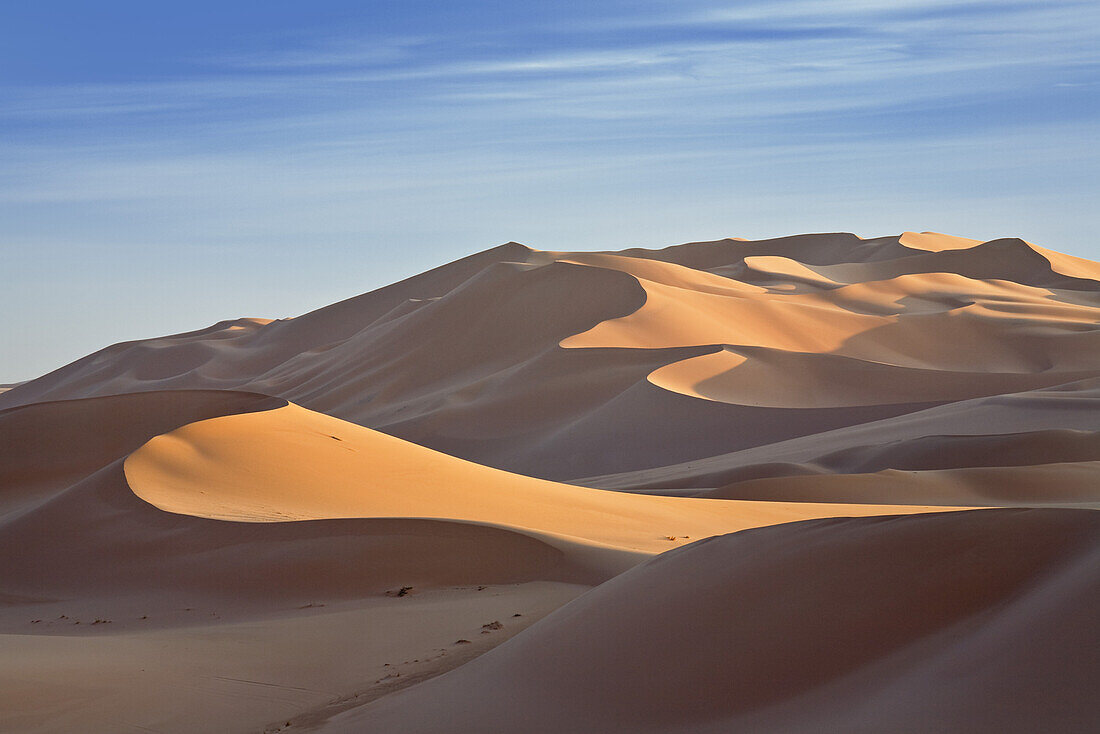 Sanddünen in der libysche Wüste, Idhan Murzuk, Sahara, Libyen, Nordafrika
