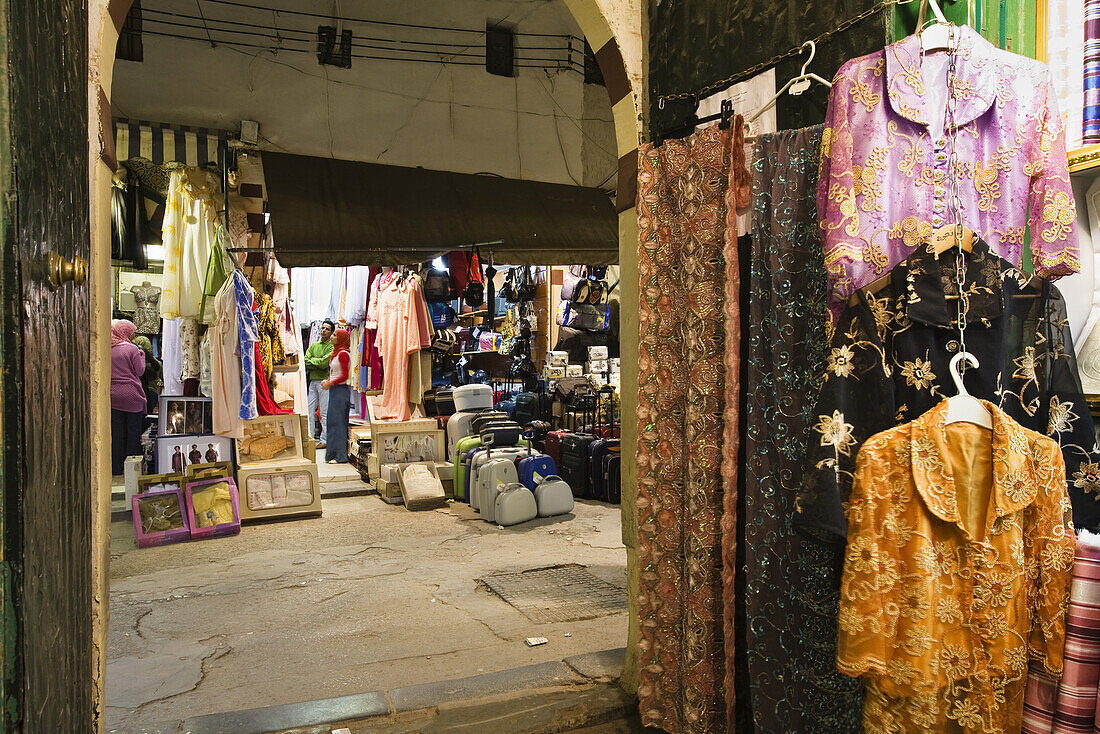 Läden in der Medina, Altstadt, Tripolis, Libyen, Afrika