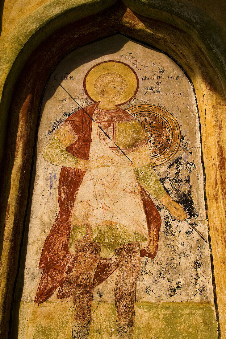 Painting in Kirillo-Belozersky Monastery, Goritsy, Russia