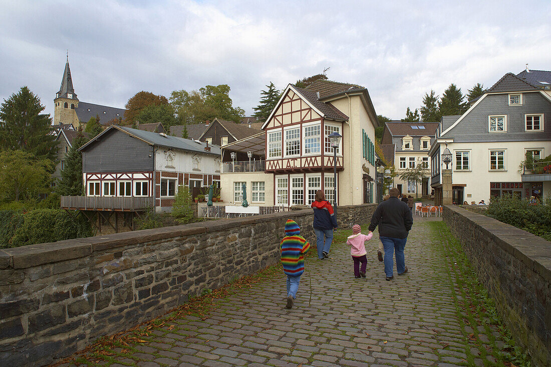 Old town, Essen-Kettwig, North Rhine-Westphalia, Germany