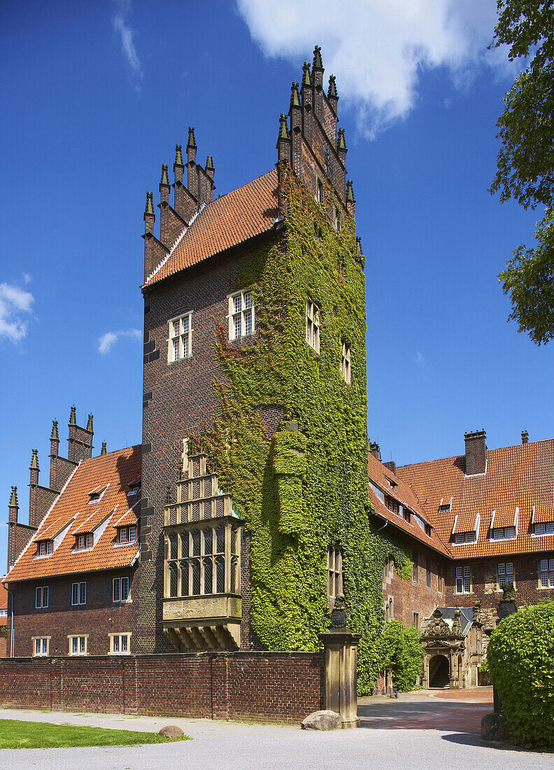 Heessen castle, Hamm, North Rhine-Westphalia, Germany