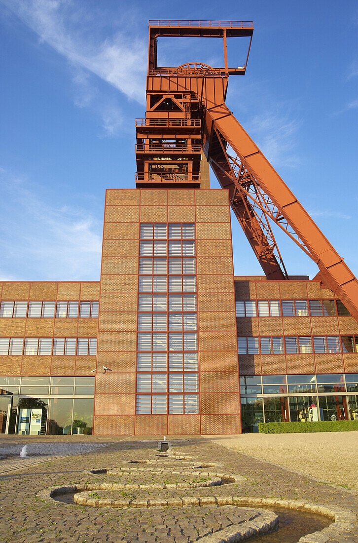 Nordstern Park with former Nordstern Colliery (until 1993) at Gelsenkirchen-Horst, North Rhine-Westphalia, Germany, Europe